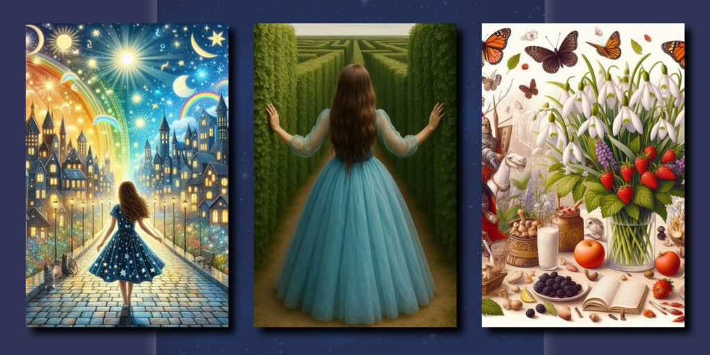 Ілюстрації до Книга Читачів та місто Стихій Неба